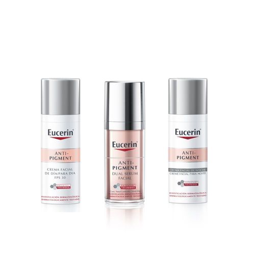 Combo Eucerin Anti-Pigment Crema de Día Eucerin Fps 30 x 50 ml + Sérum Facial con Ácido Hialurónico x 30 ml + Crema Facial de Noche x 50 ml