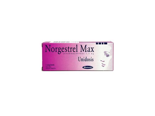 Pastilla Norgestrel Max Unidosis x 1 Comp