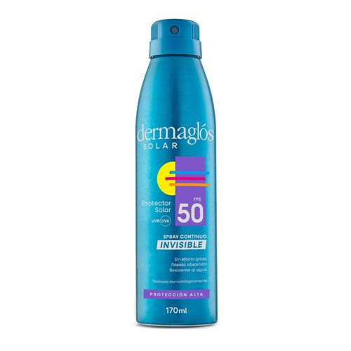 Protector Solar Dermaglós FPS 50 Spray Continuo x 170 ml