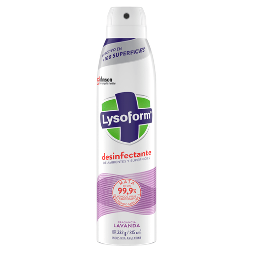 Desinfectante Lysoform Aerosol Lavanda x 315 ml