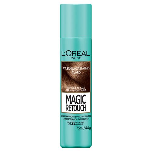 Retocador de Raices L'Oréal París Magic Retouch Castaño Claro x 75 ml