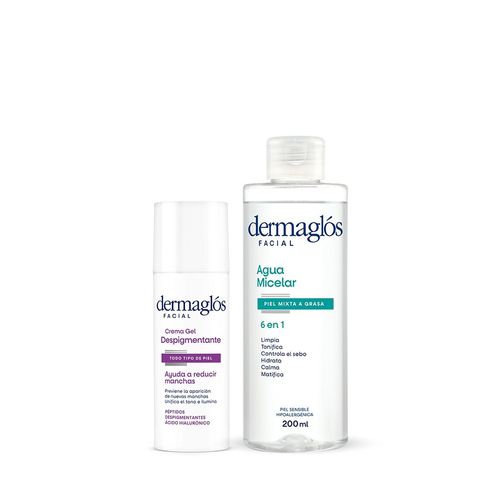 Kit Dermaglós Agua Micelar Mixta a Grasa + Despigmentante