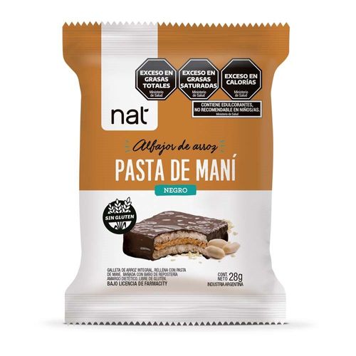 Alfajor de Arroz Nat Maní x 28 g
