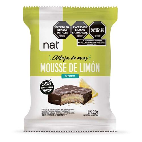 Alfajor de Arroz Nat Limón x 22 g