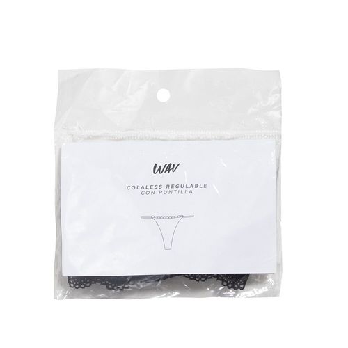 Tanga Regulable Wav Morley Negro