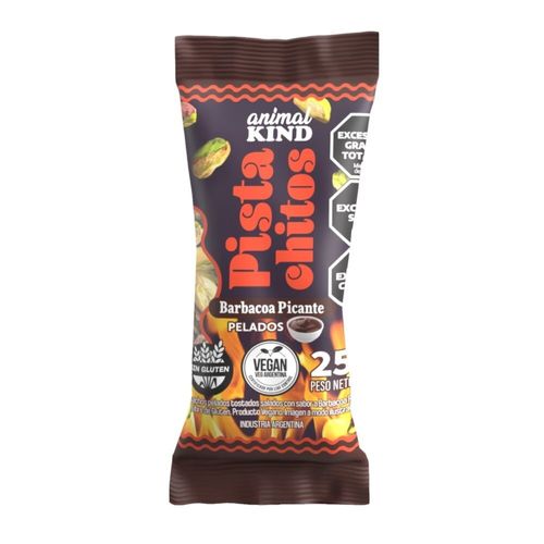 Pistachitos Animal Kind Pelados Barbacoa Picante x 25 g