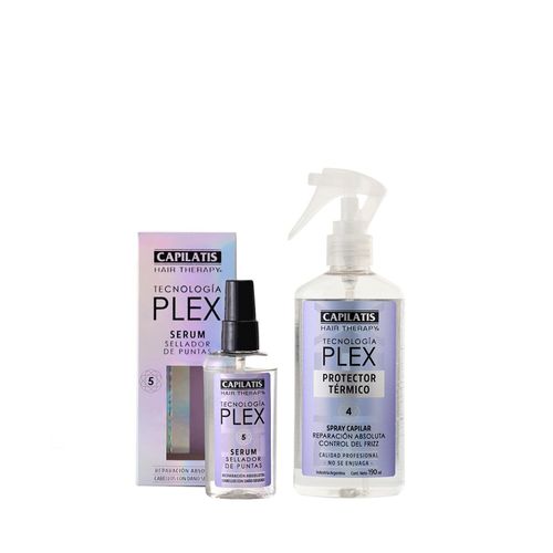 Combo Capilatis Plex Sérum Sellador de Puntas x 60 ml + Protector Termico x 190 ml