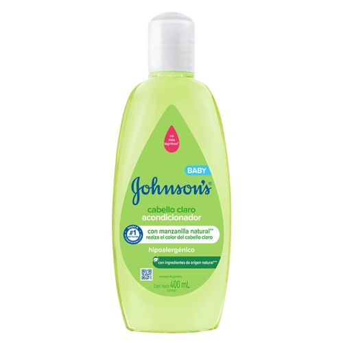 Acondicionador para Bebé Johnson's Cabello Claro x 400 ml