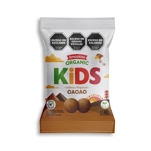 Galletitas Orgánicas Smookies Kids Cacao x 40 g