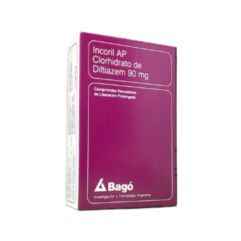 Incoril AP Clorhidrato de Diltiazem 90 mg x 30 Comp - Farmacity