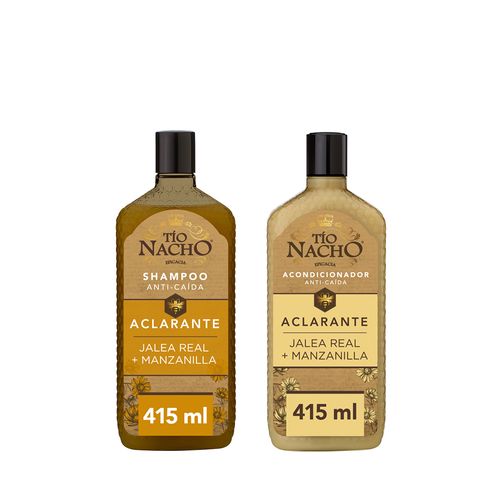 Combo Tío Nacho Reno Aclarante Acondicionador x 415 ml + Shampoo x 415 ml