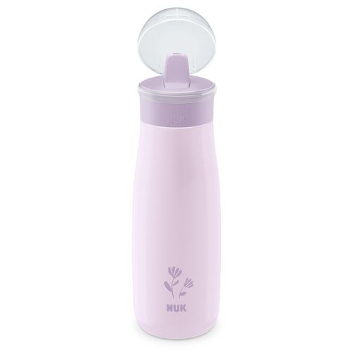 Vaso Nuk Mini-Me Sip +12M Flores Color Lila x 300 ml