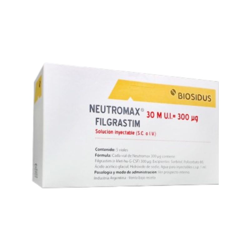 neutromax-30-mui-300-mcg-filgrastim-frasco-ampolla-x-5-un