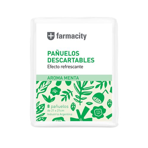 Pañuelos Descartables Mini Farmacity Mentolado 1 x 8 un