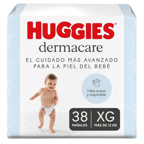 Panales Huggies Dermacare XG x 38 un