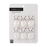 ganchos-de-plastico-gatito-x-6-simplicity-home-ola6