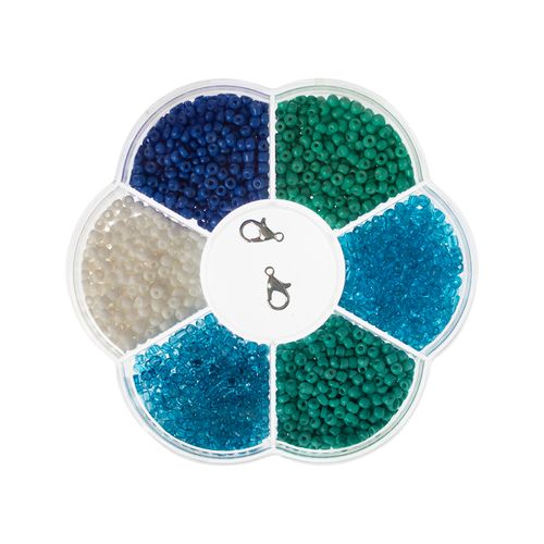 Set de Mostacillas Multicolor Simplicity Hogar Flor DIY