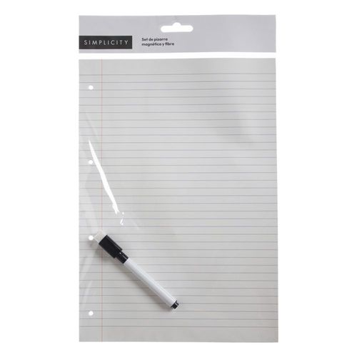 Set de Pizarra Magnética y Fibra Simplicity Stationery
