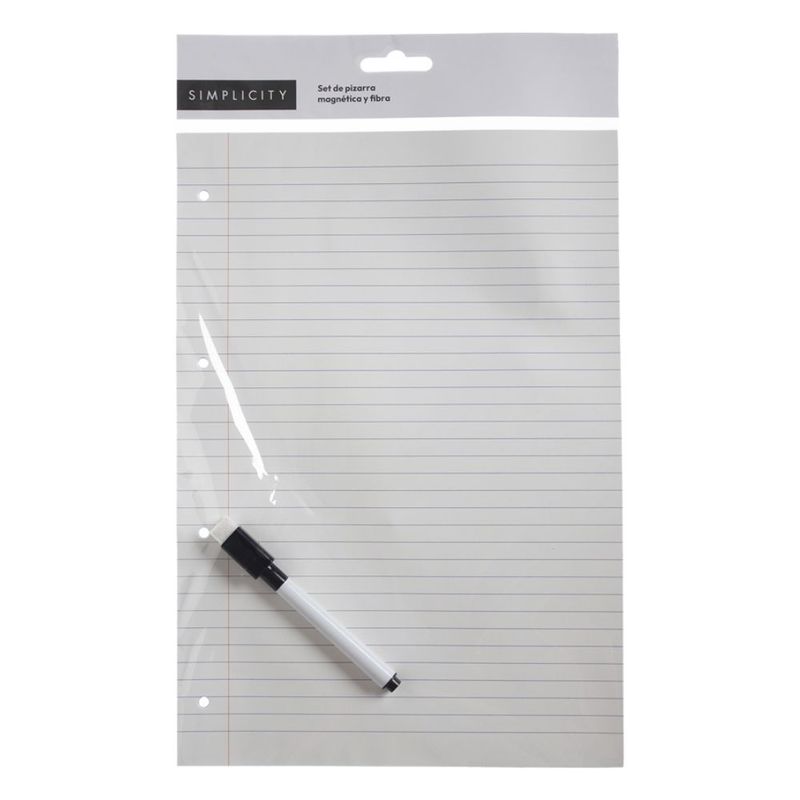 set-de-pizarra-magnetica-y-fibra-simplicity-stationery