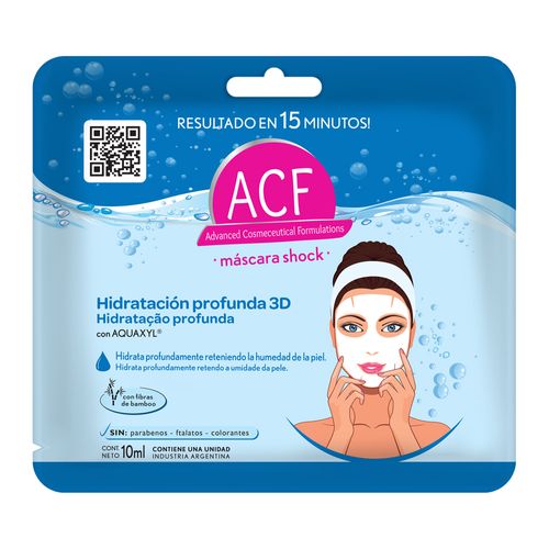 Máscara Hidratación Profunda Acf 3D x 10 ml