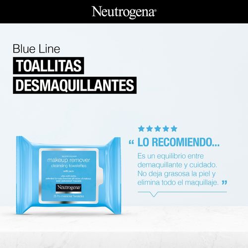 Toallitas Desmaquillantes Neutrogena Pieles Sensibles x 25 Un