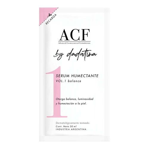 Recarga Sérum Facial Acf by Dadatina Vol.1: Balance x 30 ml