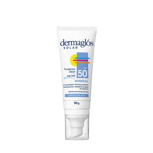 Protector Solar Dermaglós Fps 50 Mineral x 90 g