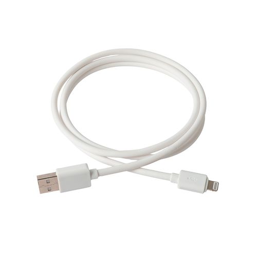 Cable Usb Lightning 1m 2A Blanco Simplicity Tech Ola12