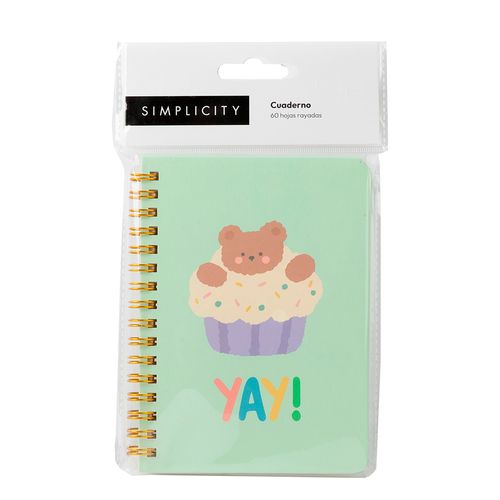 Cuaderno Anillado Chico Simplicity Kids