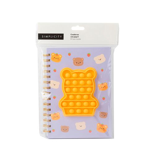 Cuaderno Anillado Simplicity Pop It Kids