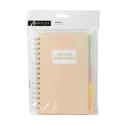 Cuaderno Anillado Simplicity Plastic Basic
