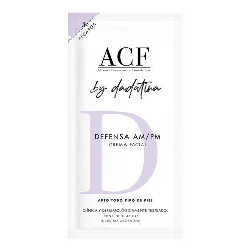 Recarga Crema Facial Acf by Dadatina Defensa Am/Pm x 50 g