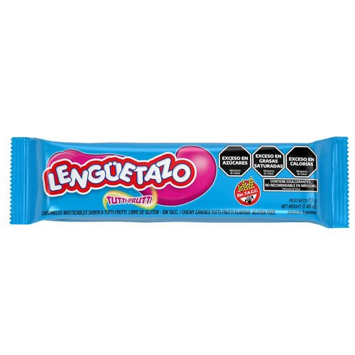Caramelos Lenguetazo Tutti Frutti x 13 g
