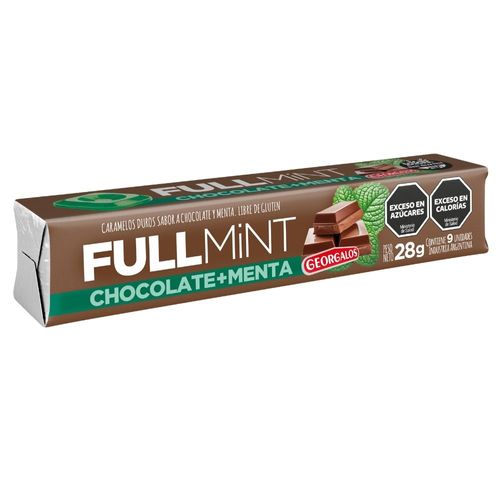 Caramelos Fullmint Chocolate y Menta x 28 g
