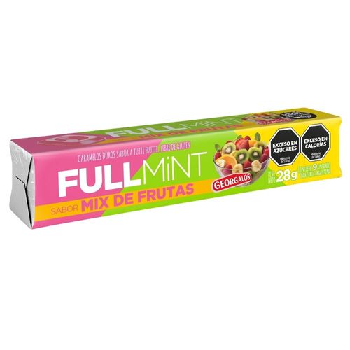 Caramelos Fullmint Mix De Frutas x 28 g