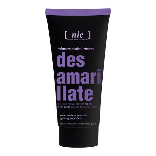 Máscara Neutralizadora Nic Desamarillate x 250 ml