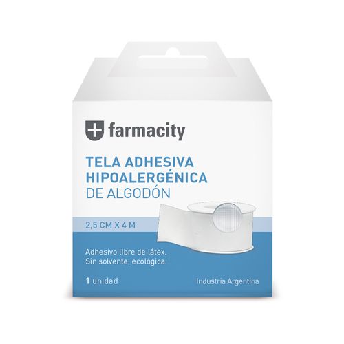 Tela Adhesiva Farmacity Oxizinc A x 2,5 x 4 m