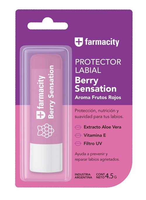 Protector Labial Farmacity Berry Sensation