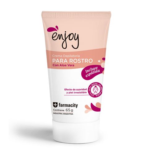 Crema Depiladora Facial Enjoy con Aloe Vera x 65 g