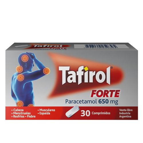 Tafirol Forte Paracetamol 650 mg x 30 Comp