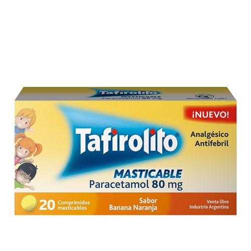 Tafirolito Masticable 80 mg x 20 Comp