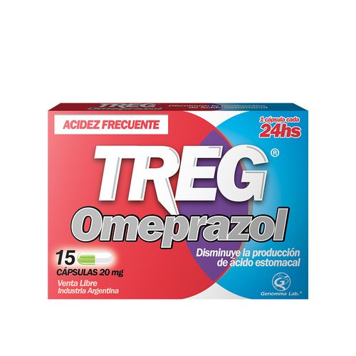 Treg Isa Omeprazol 20 mg x 15 Cáps