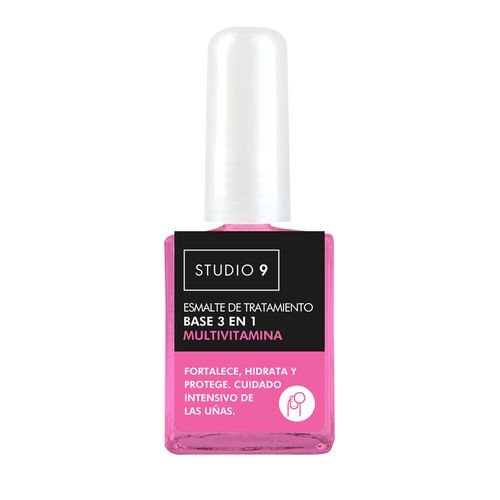 Esmalte para Uñas Studio 9 Tratamiento 3 En 1