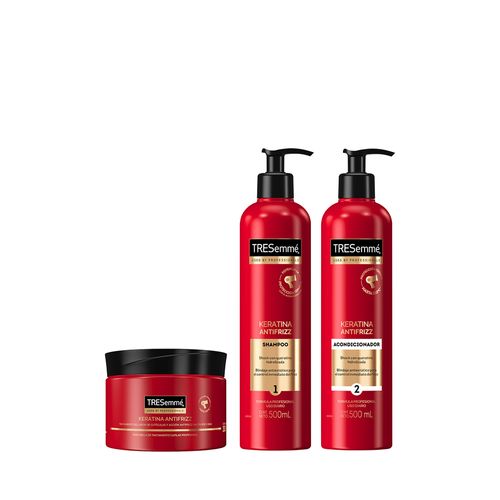 Combo Tresemmé Keratina AntiFrizz: Limpia, Nutre y Repara