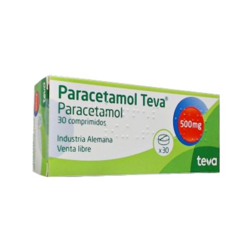 Paracetamol Teva Paracetamol 500 mg x 30 Comp