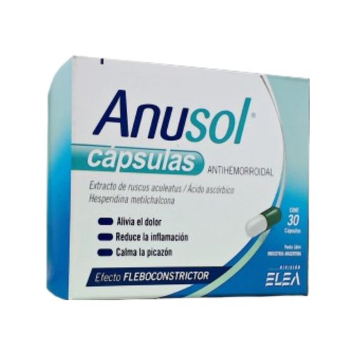 Anusol Resorcina + Asoc x 30 Cápsulas
