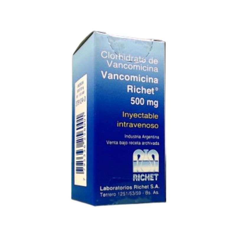 Vancomicina Richet Vancomicina IV Ampolla Inyectable x 1 un - Farmacity