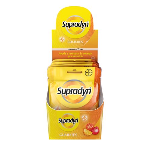 Suplemento Dietario Supradyn Gummies Multivitamínico x 6 Sachets x 25 Pastillas c/u
