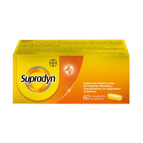 Suplemento Dietario Supradyn Multivitamínico x 60 Comp Recubiertos
