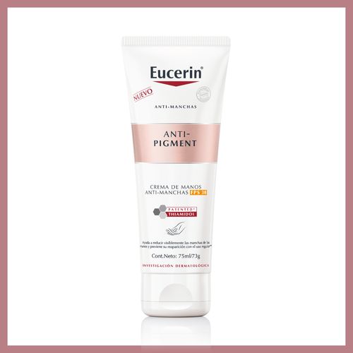 Crema de Manos Antimanchas Eucerin Anti-Pigment con Fps 30 x 75 ml